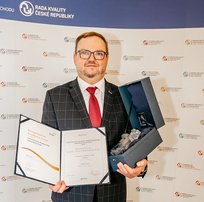 Krajský úřad získal v Národní ceně kvality České republiky třetí místo