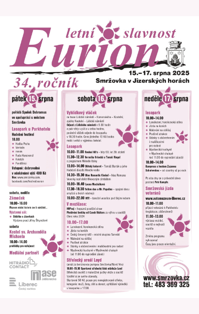 Letní slavnost Eurion 2025 zve na koncerty i doprovodný program