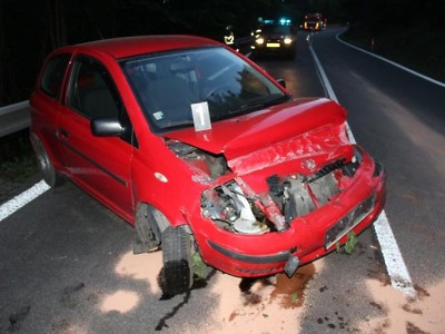 Vážně havaroval u Malé Skály. Naměřili mu 2,44 promile