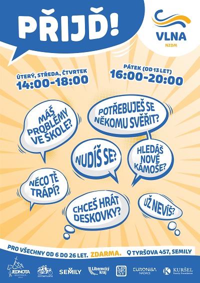 Nízkoprahové centrum v Semilech nabízí pomocnou ruku pro mládež