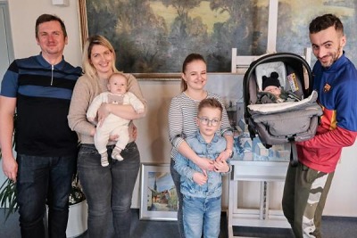 Miminka přelomu roku na turnovské radnici