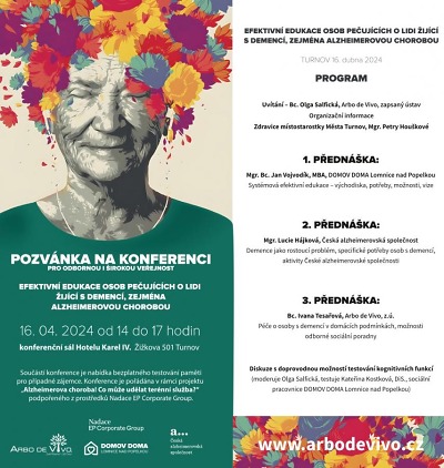 Odborně o Alzheimerově chorobě přímo v Turnově