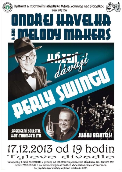 Ondřej Havelka a Melody Makers uvedou v Lomnici perly swingu