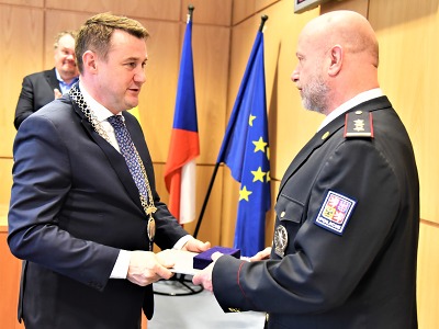Policejní ředitel Ondřej Musil končí ve funkci. Od kraje obdržel medaili