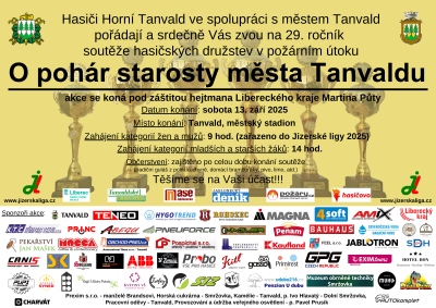 Dobrovolní hasiči se opět utkají na tanvaldském stadionu