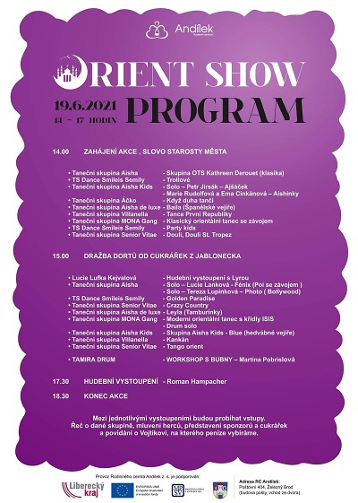 Benefiční Orient show opět pořádají v Železném Brodě