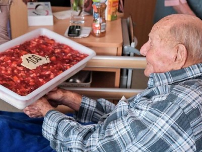 Stoleté jubileum oslavil v turnovském domově Pavel Cerha