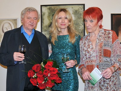 Malířka Pavlína Gardianová zahájila výstavu Znamení v Jilemnici