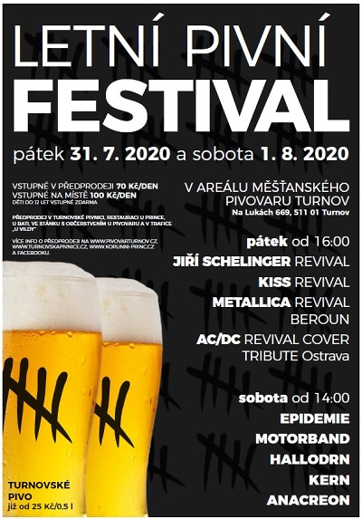 Pivní festival láká na rockové kapely do Turnova