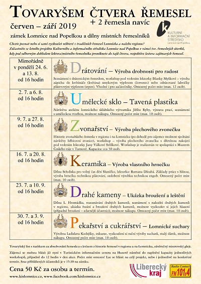 V Lomnici se lze stát tovaryšem šesti řemesel