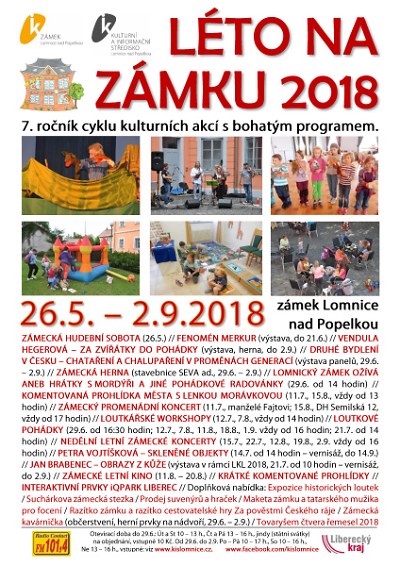 Zámecké léto v Lomnici bude probíhat už posedmé