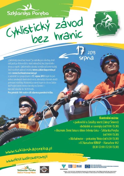 Cykloturistický závod po Krkonoších má cíl v polské Szklarské Porebě