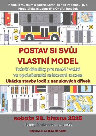 V lomnickém muzeu se bude modelařit v dílničkách 