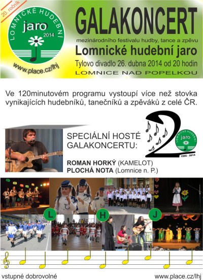 Lomnické hudební jaro zahájí Galakoncert se zpěvákem Romanem Horkým