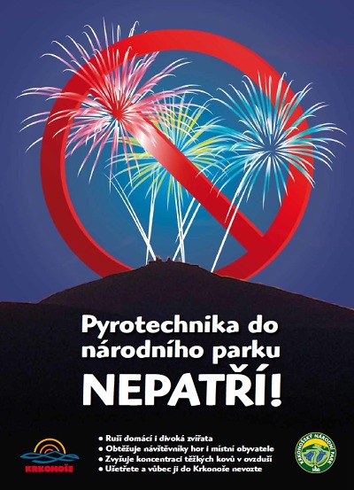 Pyrotechnika do národního parku nepatří