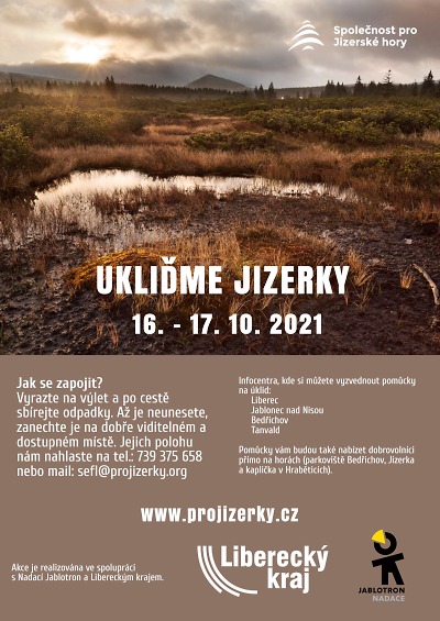 Přidejte se o víkendu k podzimnímu úklidu Jizerek