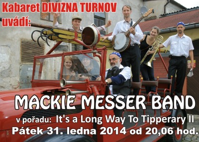 V turnovské Divizně zahraje Mackie Messer band