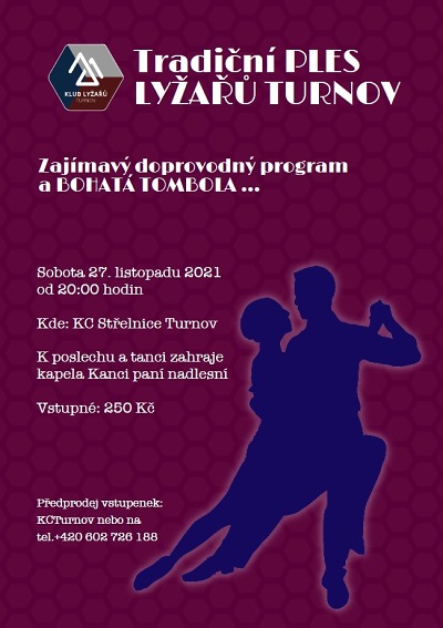 Turnovští lyžaři zahájí plesovou sezonu