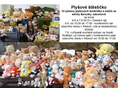 Do Českého ráje přijede 300 medvídků Barunky Jaburkové