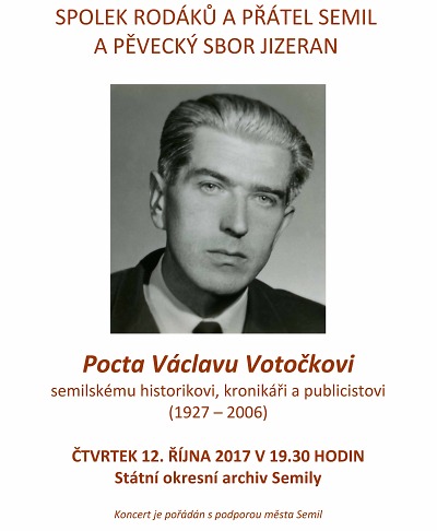 Jizeran zazpívá k poctě Václava Votočka