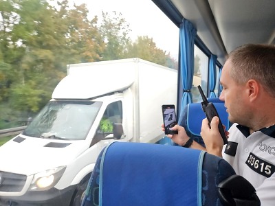 Policejní autobus byl v Libereckém kraji opět v akci