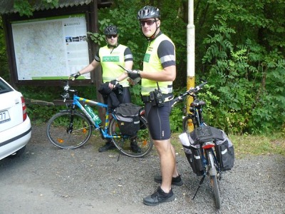 Policejní cyklohlídka kontrolovala situaci v Dolánkách a v Sedmihorkách