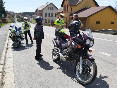 Policisté v kraji se zaměřili na řidiče motocyklů