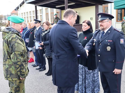 Krajští policisté převzali Záslužnou medaili IZS I. a II. stupně