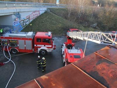 Hořelo v bývalé hospodě v Ohrazenicích u Turnova