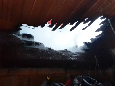 Hasiči zasahovali u požáru budovy ve Svijanském Újezdu