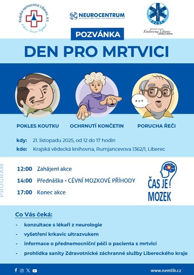 Odborníci v Liberci poradí, jak předejít mrtvici