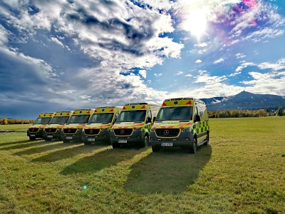 Liberecký kraj koupil šest sanitek pro Zdravotnickou záchrannou službu