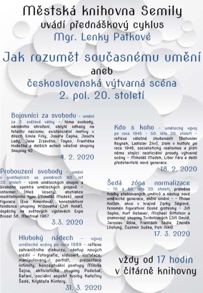 Jak rozumět současnému umění vysvětlí Lenka Patková