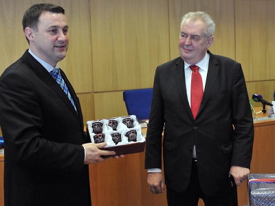 Prezident Miloš Zeman zahájil návštěvu Libereckého kraje