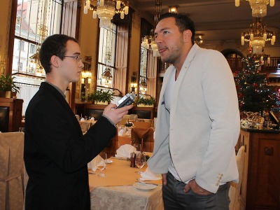 Lomnický středoškolák zpovídal pro radio Kulíšek české hvězdy