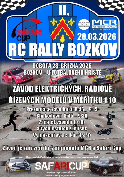 V Bozkově budou soutěžit radiově řízené modely