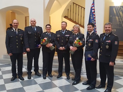Ředitel služby pořádkové policie ocenil policisty z Libereckého kraje