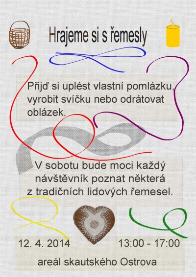 Přijďte si pohrát s řemesly na turnovský ostrov