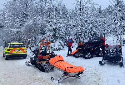 Horská služba resuscitovala lyžaře na běžecké trati u Štěpánky