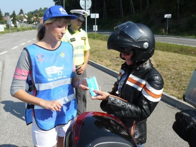 Policisté se o prázdninách zaměřili na motorkáře