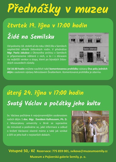 V Pojizerské galerii se uskuteční přednáška Židé na Semilsku