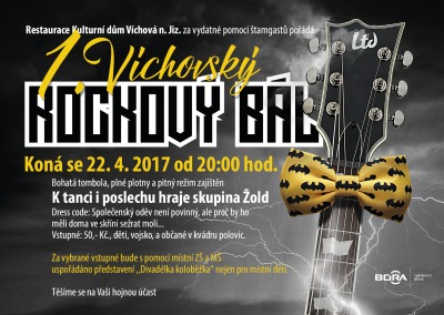 Ve Víchové zvou na První rockový bál se skupinou Žold