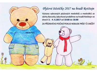 Na Rotštejně se bude putovat za poklady a otevře výstava plyšáků