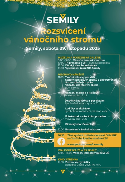 Semily přivítají advent již 29. listopadu