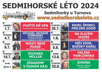 Sedmihorské léto 2024 pokračuje koncerty i divadelními představeními