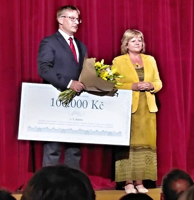 Lomnice obdržela odměnu za výhru v soutěži Historické město 2018