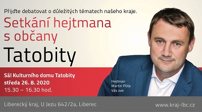 Občané Tatobit se mohou na problémy zeptat přímo hejtmana