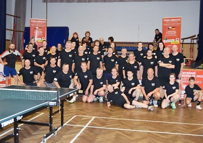 Česko-německé setkání stolních tenistů se odehrálo v Turnově