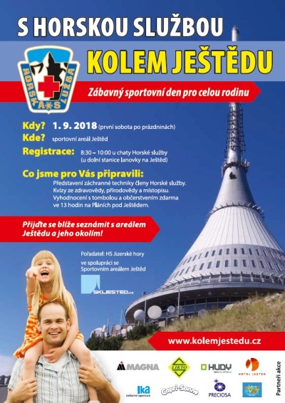 Horská služba a Skiareál Ještěd pořádají sportovní akci Kolem Ještědu