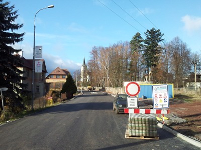 Část silnice Studenec – Horka bude sloužit už přes zimní období
